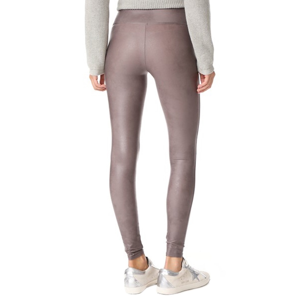 SPANX faux leather leggings in rose gold